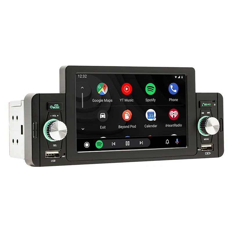 5 inch 1 din car stereo car radio mp5 player with carplay BT FM radio mirror link android auto radio universal