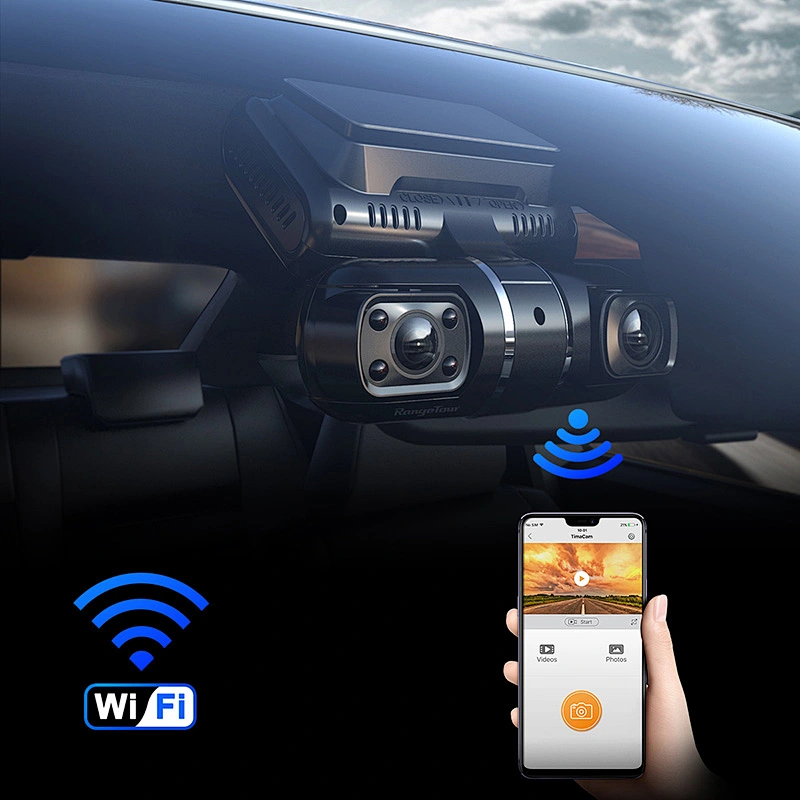 3CH dash cam 1080P 360 degree dashcam car camera car DVR recorder WIFI GPS