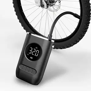Portable mini bicycle pump high pressure air pump for toy ball mountain bike pump Li-ion battery air inflator