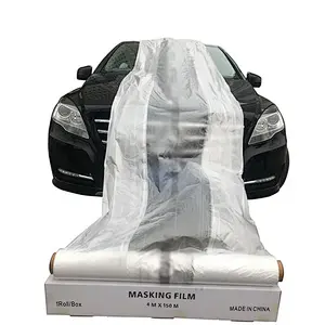 Automotive Plastic Auto Overspray Masking Film for Car Spray Paint masking film roll for use in painting