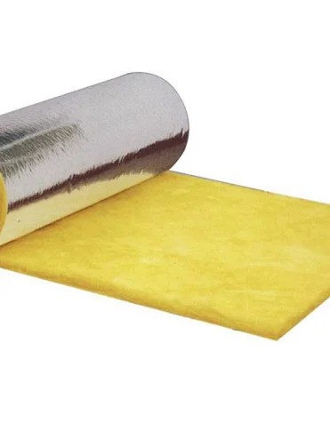 Glass wool blanket with aluminum foil