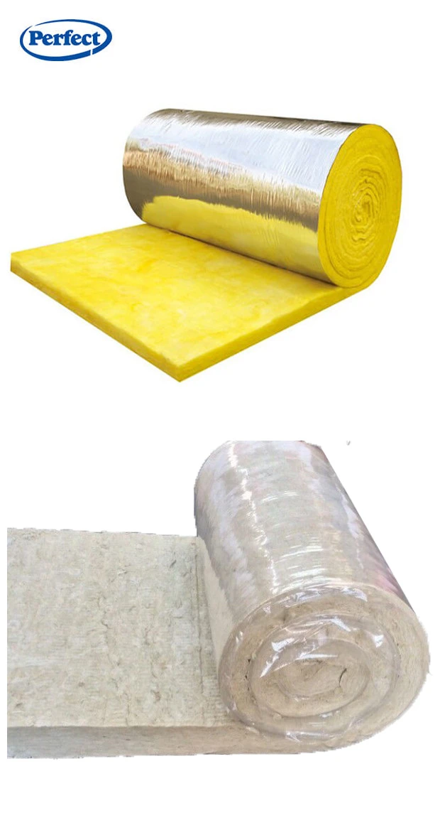 Comparison of rock wool and glass wool