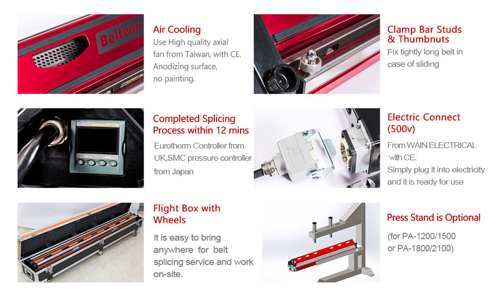 Homogeneous PU Belt / Thermodrive Belt Splice Press