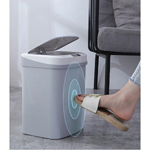 sensor inteligente basura puede cocina salón dormitorio baño de inducción automática cubo de basura eléctrica de inducción automática