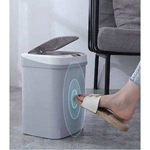 intelligent sensor trash can kitchen living room bedroom bathroom automatic induction electric trash bucket