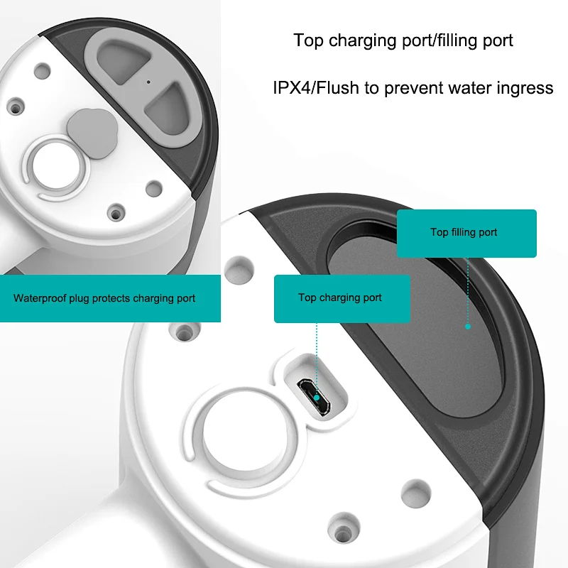 Intelligent induction soap dispenser gel alcohol disinfection children electric foam hand soap dispenser charging version
