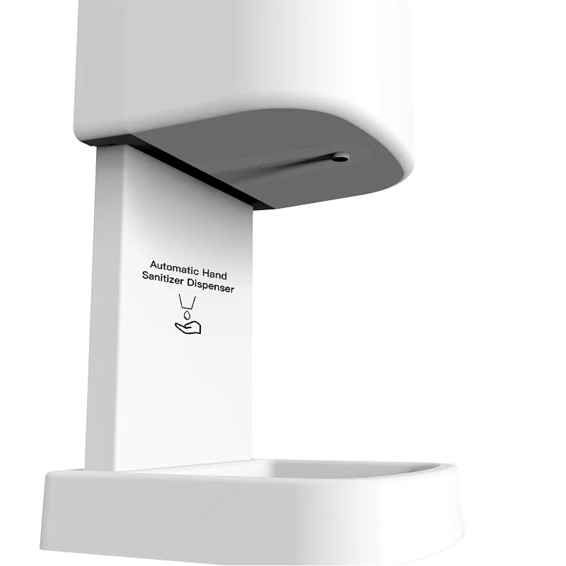 Dispensador automático del desinfectante de la mano con termómetro de temperatura corporal- gran touchless 1100ml capacidad Gel manos libre montaje en la pared