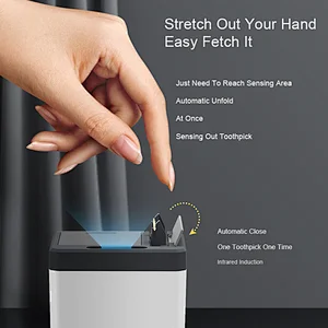 Automatic Toothpick Dispenser / rechargeable and battery version optional sensing toothpick holder