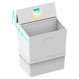 Folding induction trash can with night light Automatic Sensing