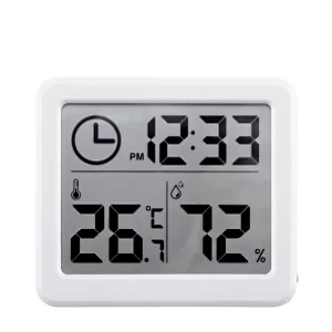 Ultrathin liquid crystal digital thermometer and hygrometer digital thermo-hygrometer