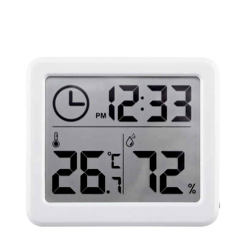 Ultrathin liquid crystal digital thermometer and hygrometer digital thermo-hygrometer