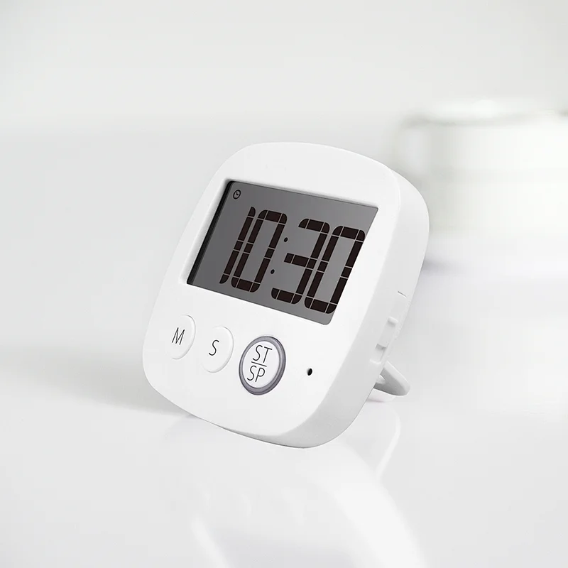 Large Display Countdown 24 Hour Lcd Digital Clock Alarm Timer HAPTIME