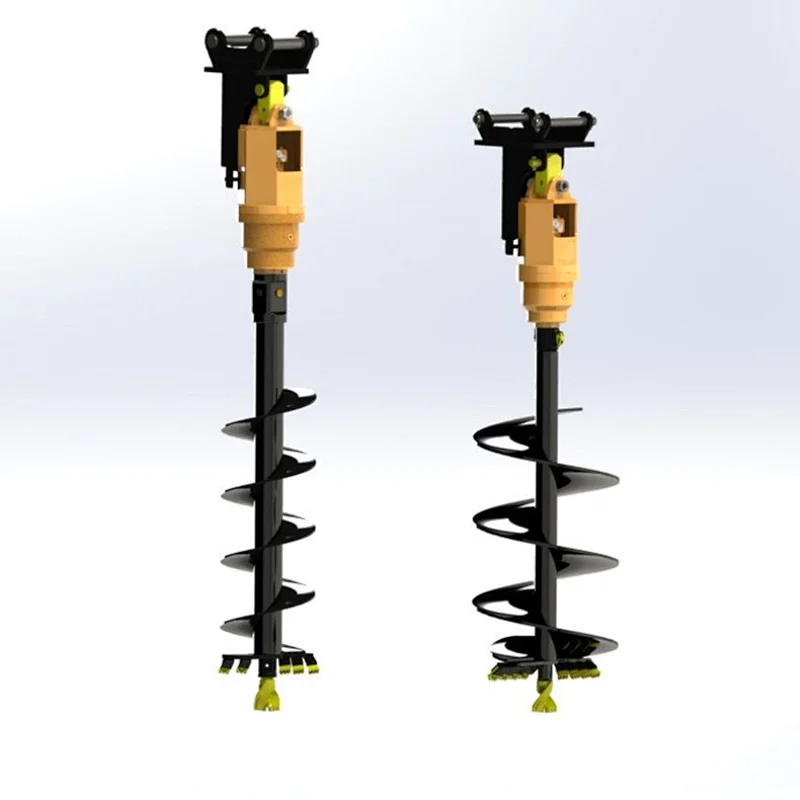 industry construction parts small auger drill for mini skid steer loader