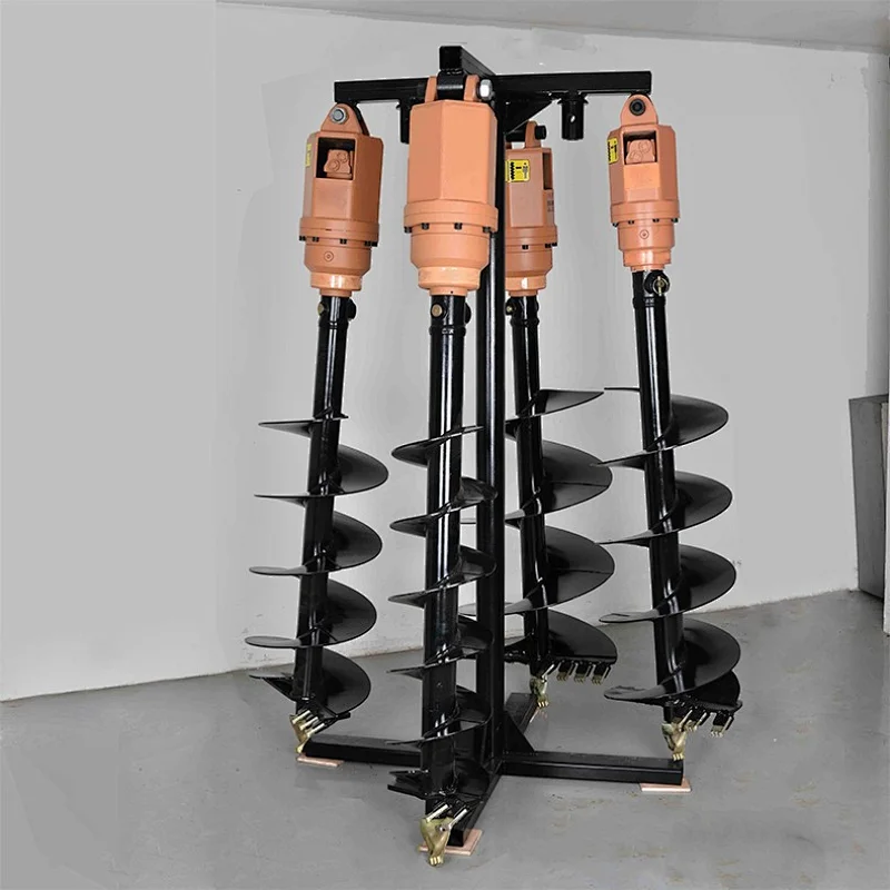 industry construction parts small auger drill for mini skid steer loader