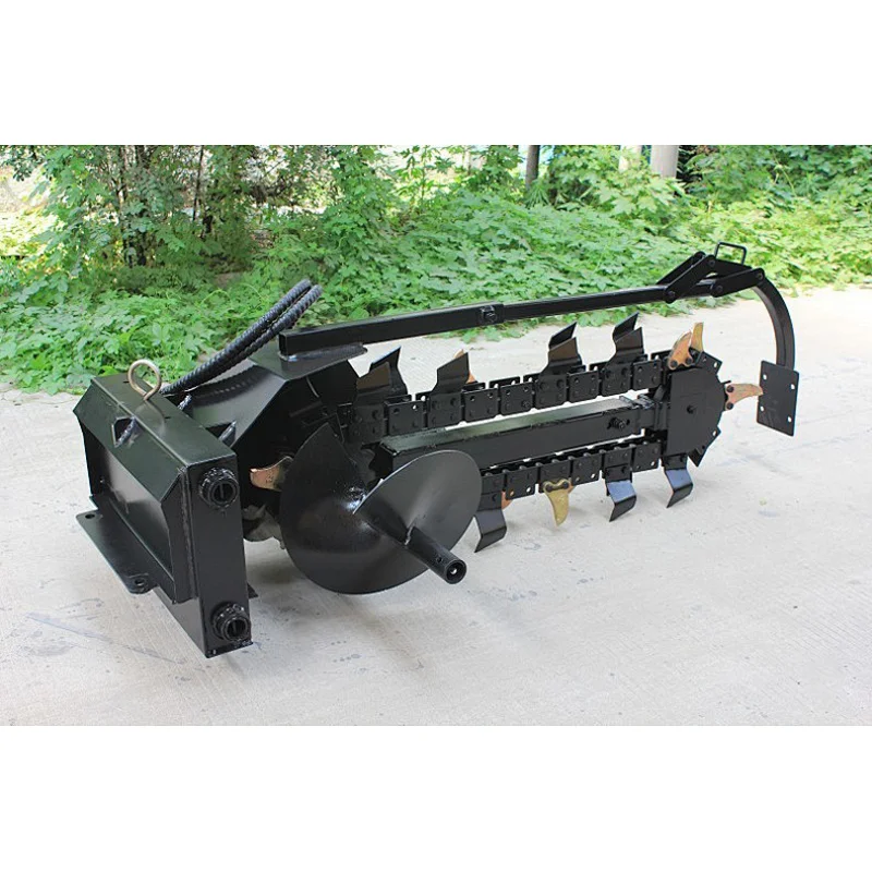 agricultural equipment popular selling Skid Steer Mounted Chain Trencher