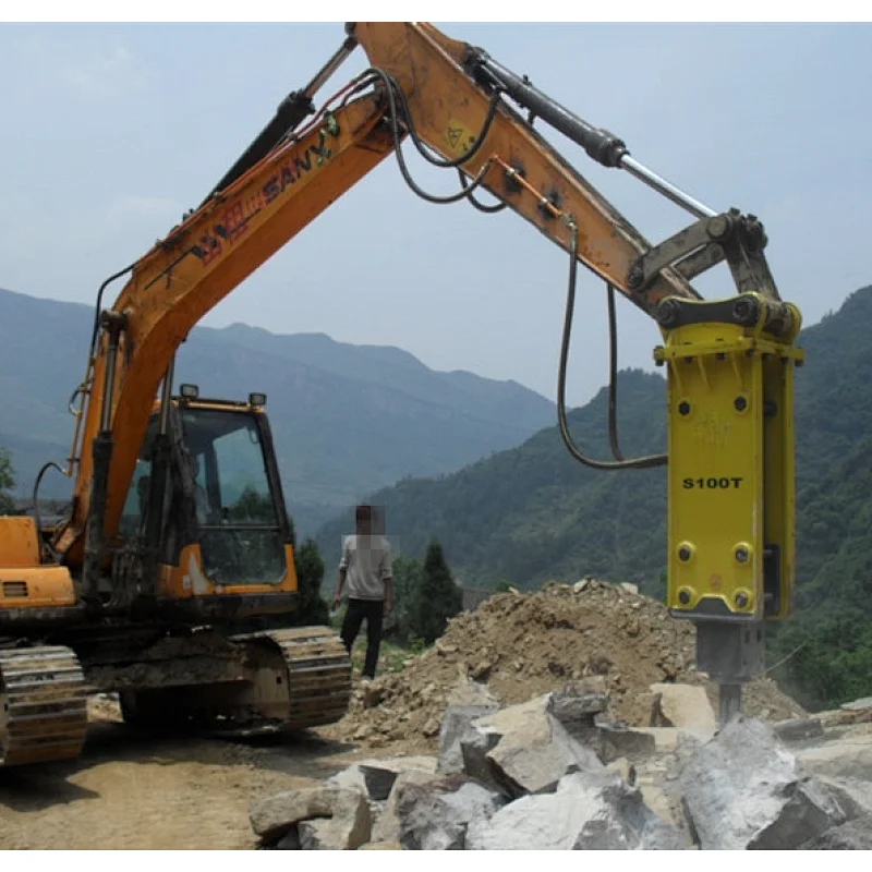 construction machinery tools big hydraulic breaker silent type
