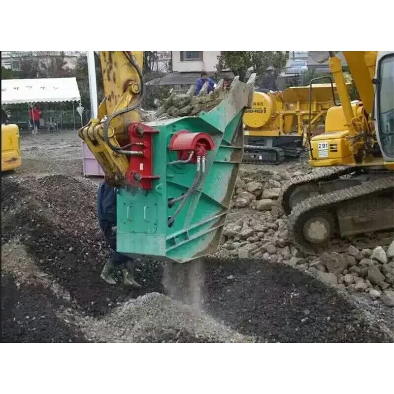 competitive advantage excavator spare parts customized Crusher bucket