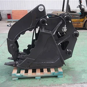 PC120 hydraulic excavator bucket thumb with cylinder hose pin for sale