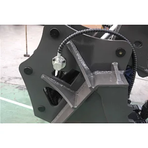 PC120 hydraulic excavator bucket thumb with cylinder hose pin for sale