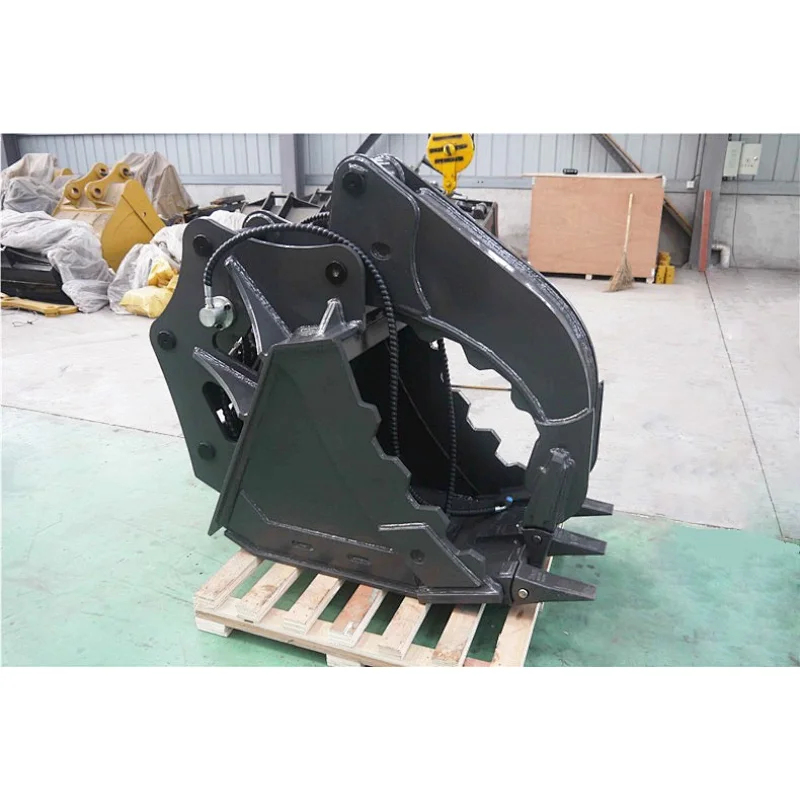 PC120 hydraulic excavator bucket thumb with cylinder hose pin for sale