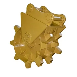 excavator attachment Compaction Wheel for narrow field clay easy use low price for Compaction and Filling