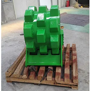 excavator attachment Compaction Wheel for narrow field clay easy use low price for Compaction and Filling