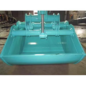 Excavator attachment clamshell bucket both rotary and non-rotary for most excavators for special field
