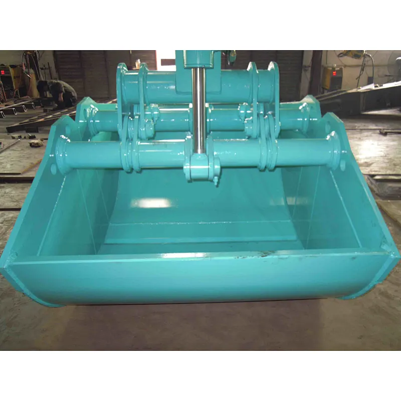 Excavator attachment clamshell bucket both rotary and non-rotary for most excavators for special field