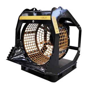 hydraulic rotary screen bucket  for 12-21 ton excavator on good sale