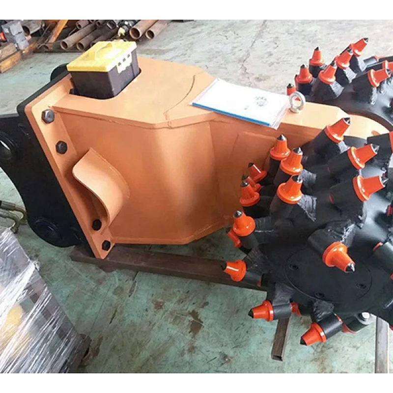 rotary drum cutter groundwork for  20t excavator
