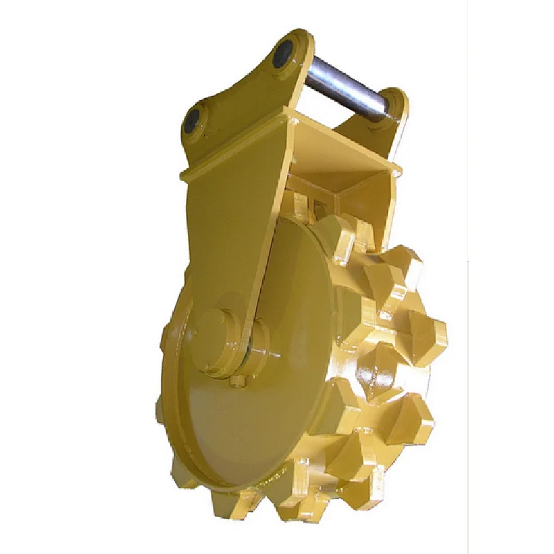 excavator attachment Compaction Wheel for narrow field clay easy use low price for Compaction and Filling
