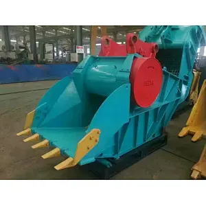 competitive advantage excavator spare parts customized Crusher bucket