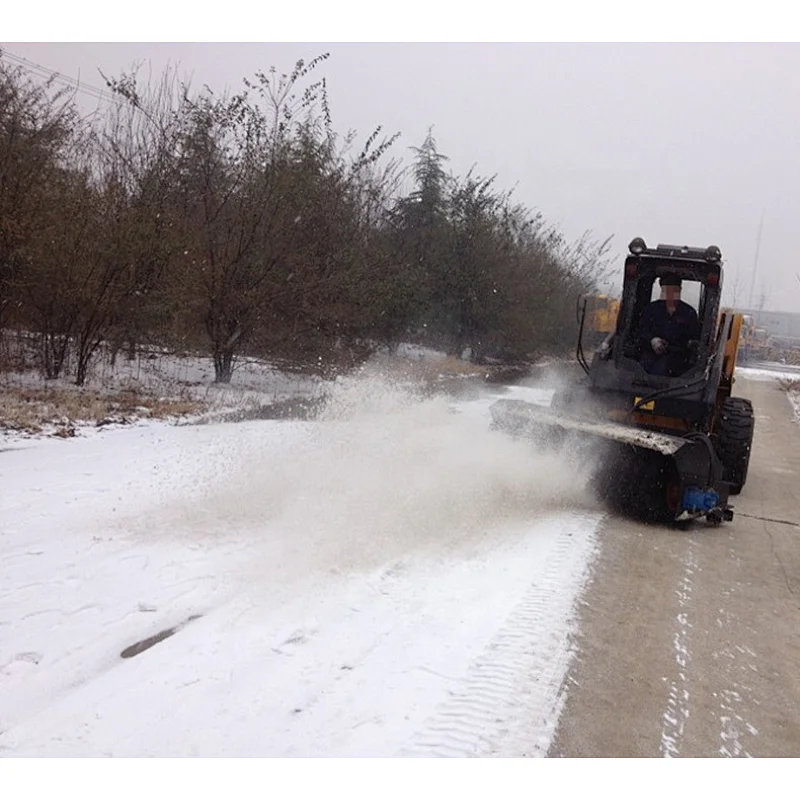 clean up angle broom sweeper for loader