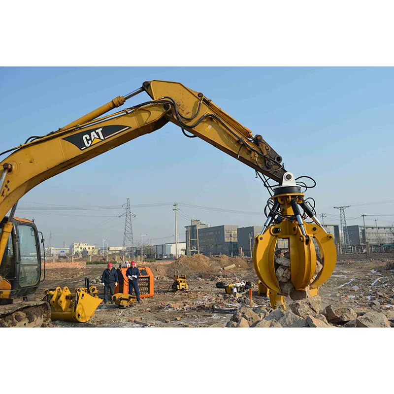 Excavator Use Crane Use Grab