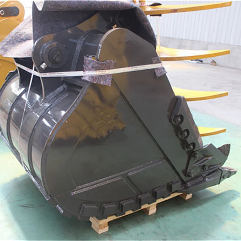 long life digger spares rock bucket 1.4m3 with tiger teeth