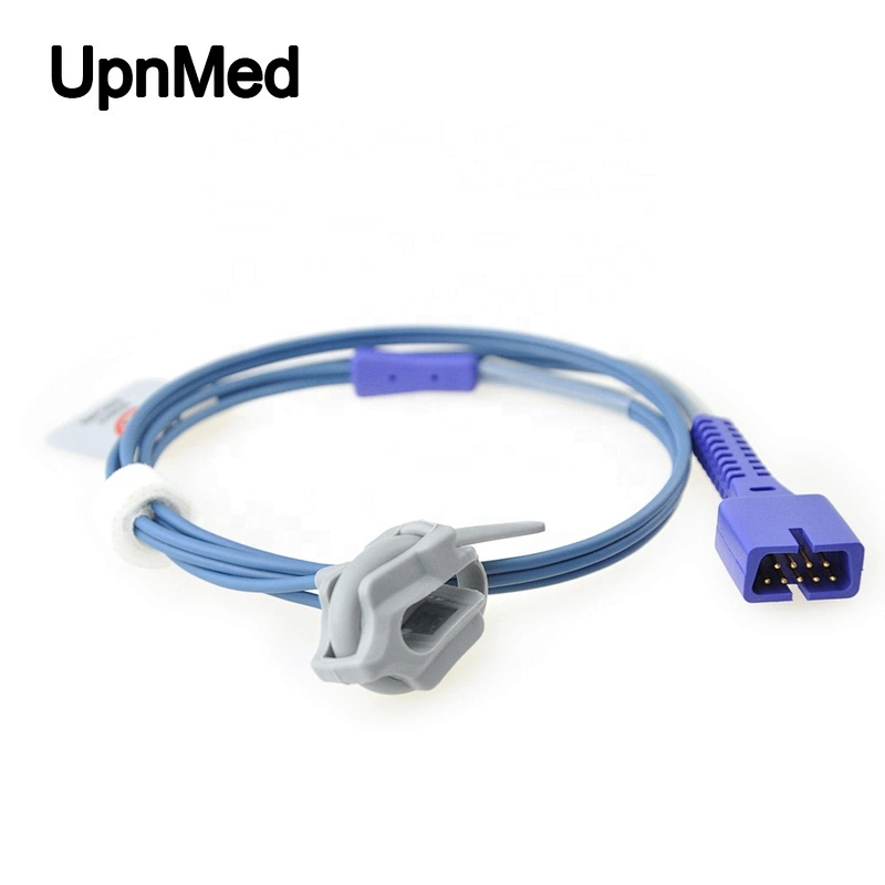 Edan H100N pulse oximeter reusable Spo2 Sensor adult finger clip, 9 pin