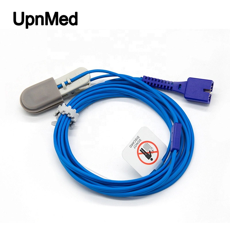 Edan H100N pulse oximeter reusable Spo2 Sensor adult finger clip, 9 pin