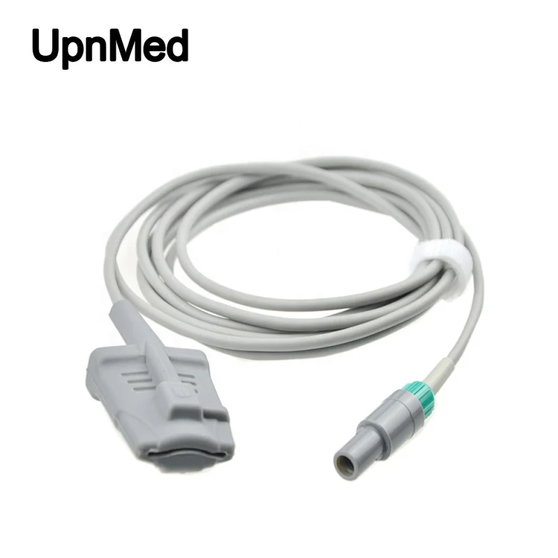 Creative PC-5000A pulse oximeter reusable Spo2 Sensor adult finger clip  , 6 pin 40 degree,Oximax tech