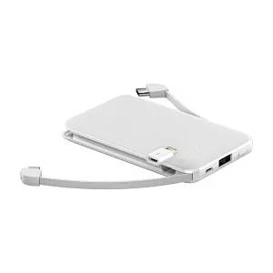 Ultra Slim Build in Cable Powerbank