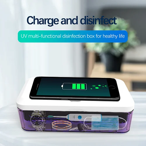 UV Sterilizer Box With Wireless charger