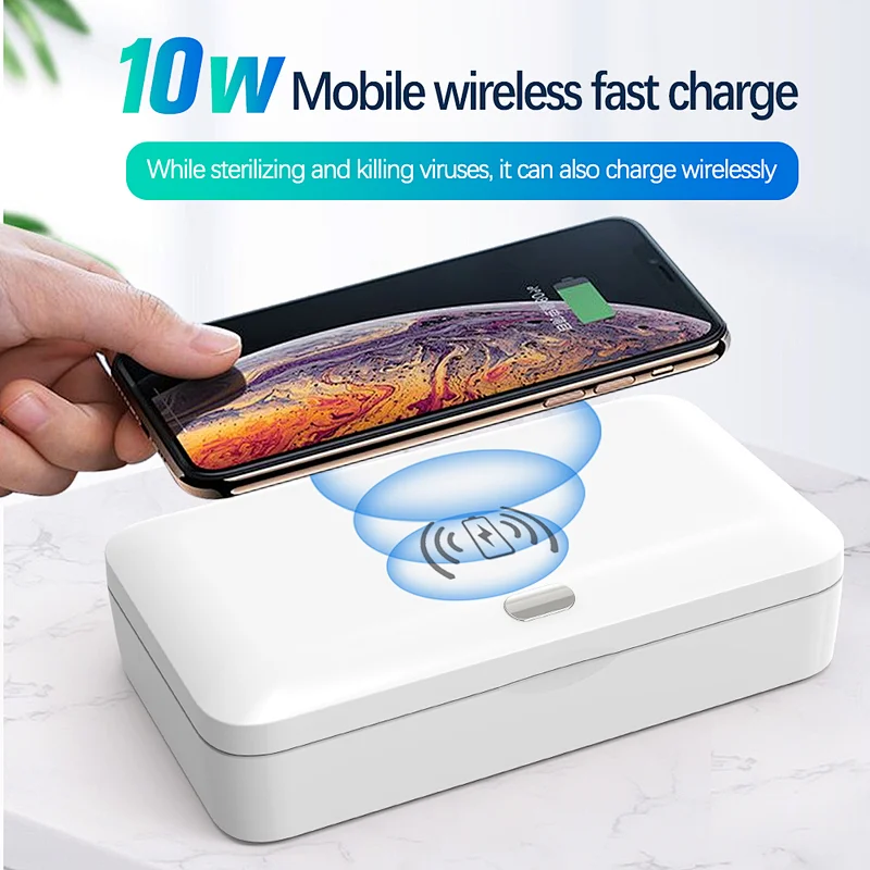 UV Sterilizer Box With Wireless charger