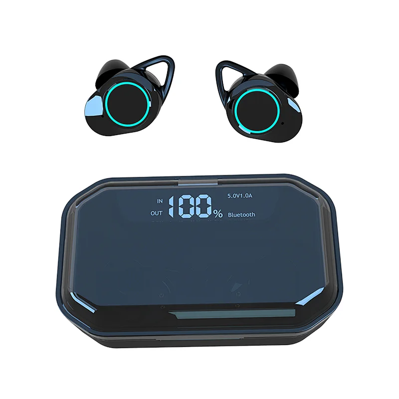 TWS Earphone with customized LED light logo
