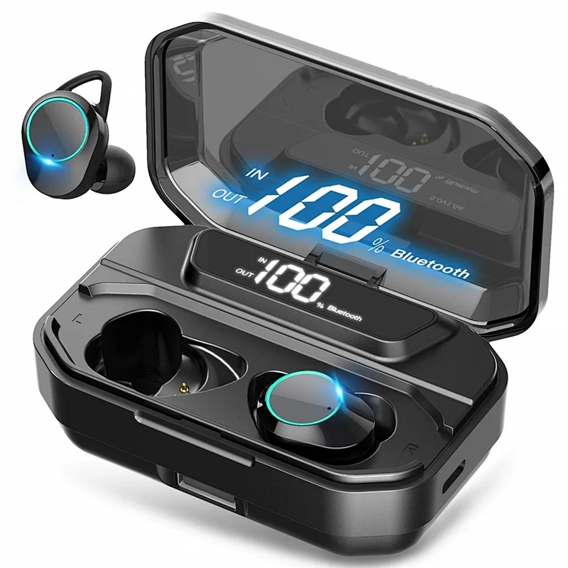TWS Earphone with customized LED light logo