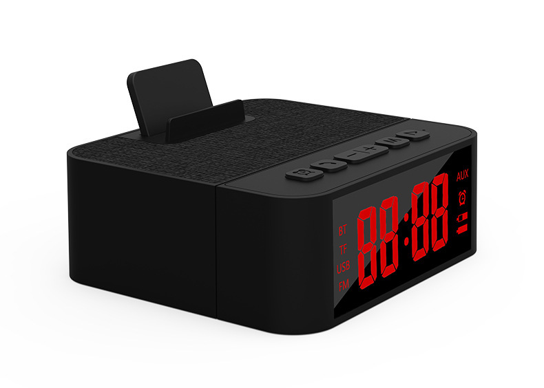 Altavoz Bluetooth de tela con reloj