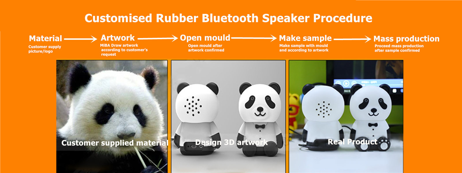 Altavoz Bluetooth de goma personalizado