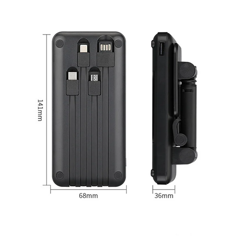 10000mAh powerbank with mobile phone stand function