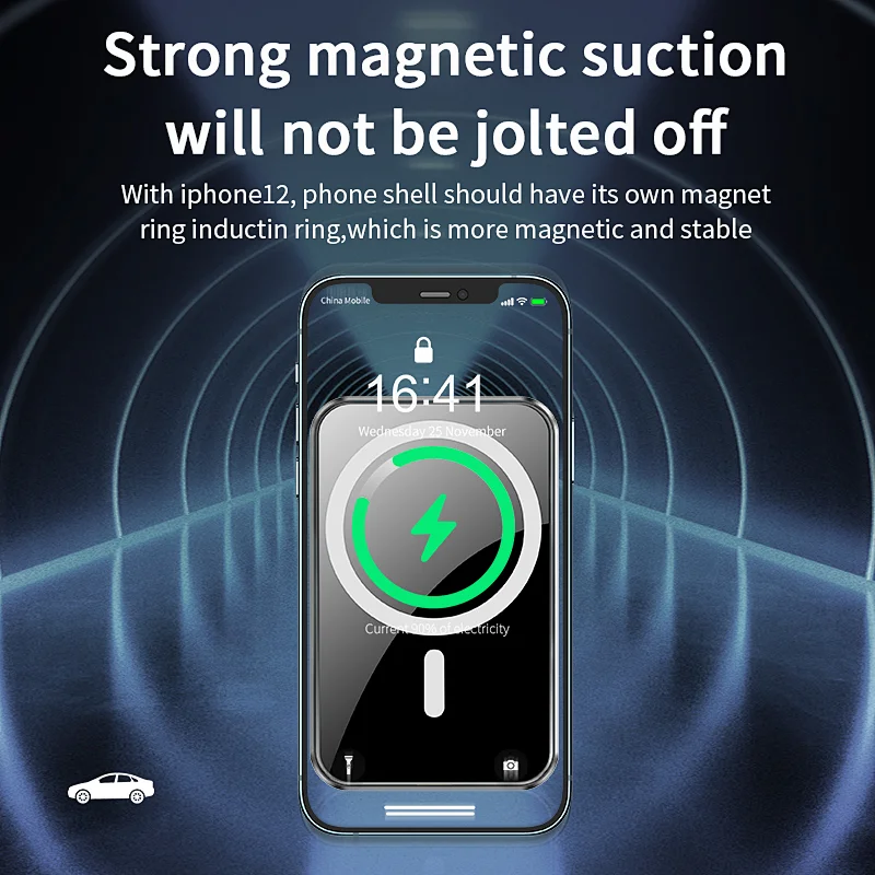 Magsafe wireless charger for car 15W