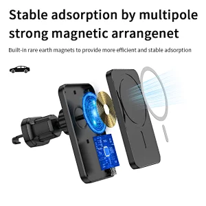 Magsafe wireless charger for car 15W