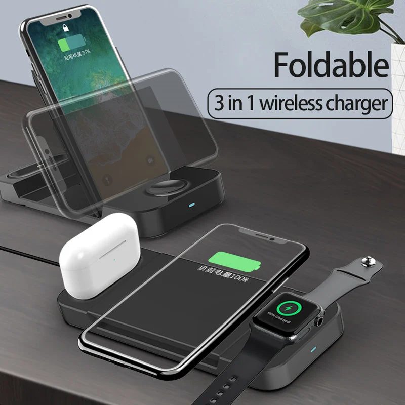 Foldable wireless charger