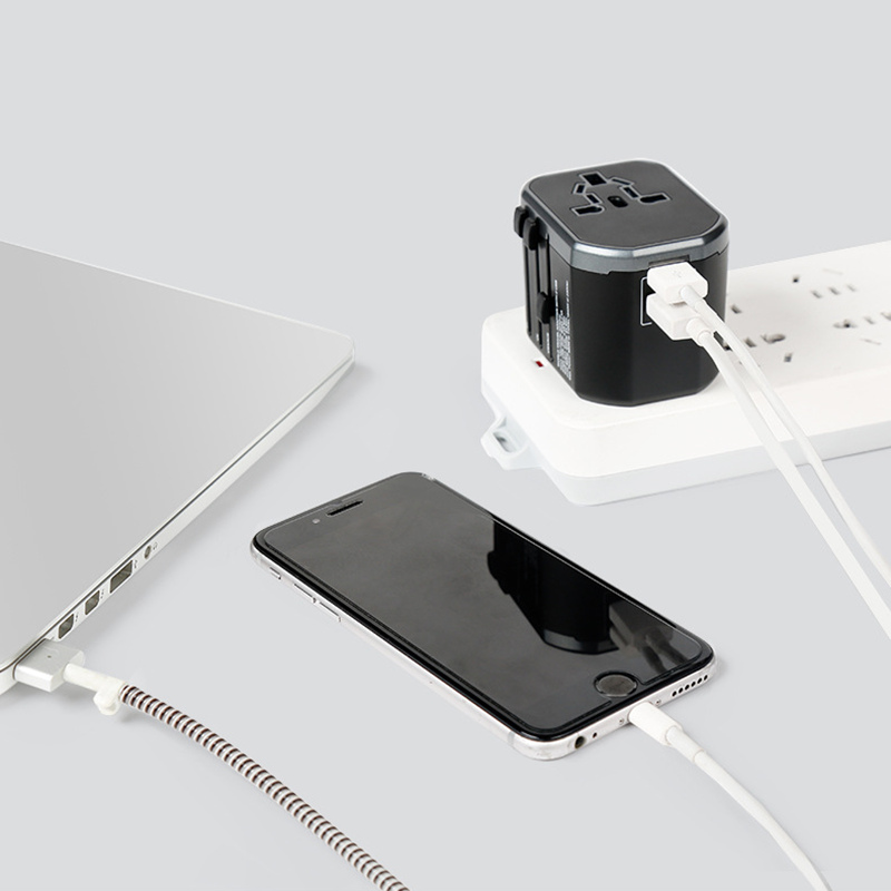 Travel wall plug adaptor